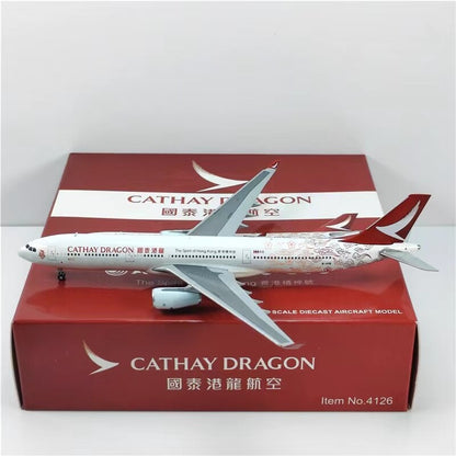 1:400 JC Wings CATHAY DRAGON AIRBUS A330-300 Airplane Diecast Aircraft Model