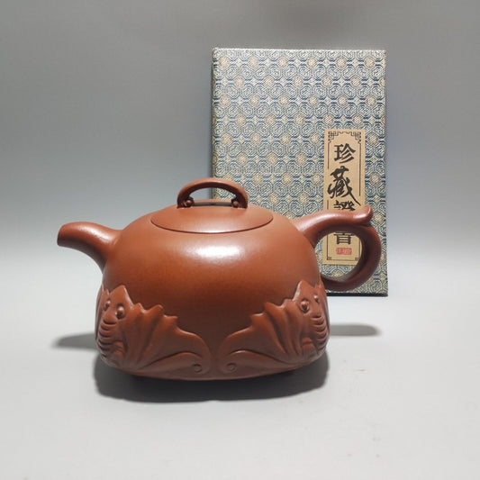 Vintage Chinese Yixing Purple Clay Teapot Zisha Ceremony Fashion Gift Teaware