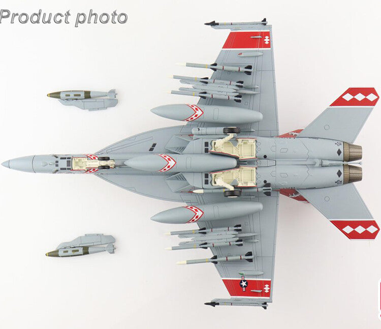 HM 1/72 F/A-18F Super Hornet Fighter Model VF-102 Squadron US Navy 2005