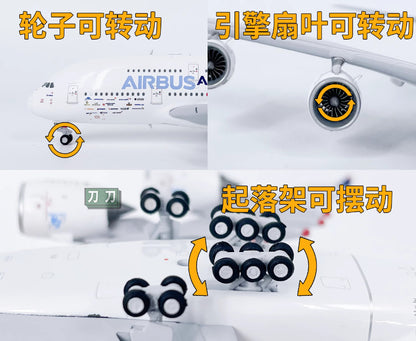 1:400 APOLLO Hifly AIRBUS A380 Passenger Plane Airplane Diecast Aircraft Model