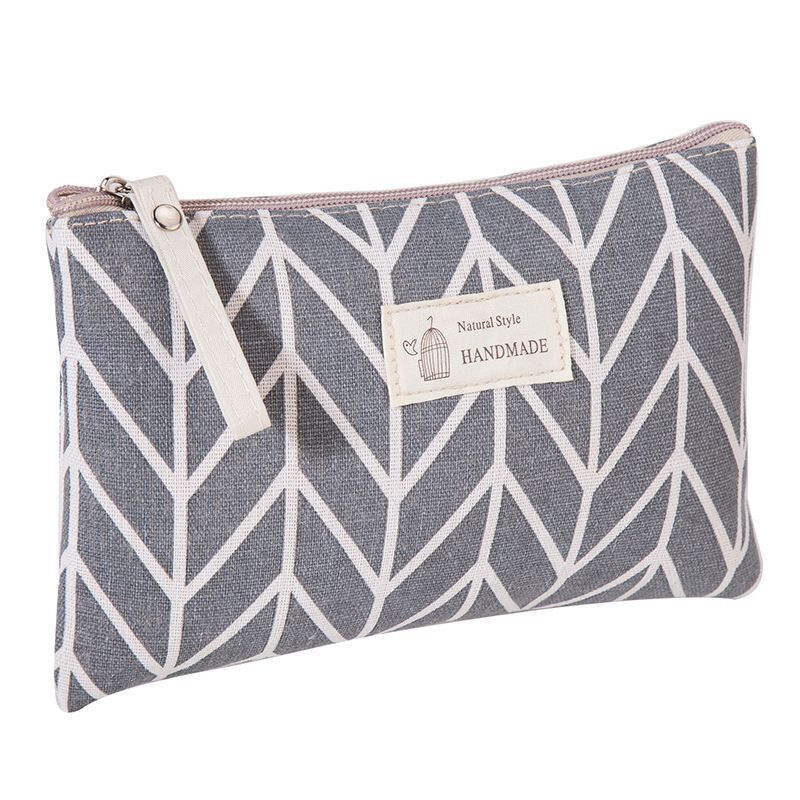 Plaid Printing Cosmetic Bag Makeup Case Organizer Bag Travel Tote Pouch Bags 1PC