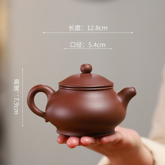 Chinese yixing zisha pottery Teapot marked pot kungfu tea pot 200ml 7 holes