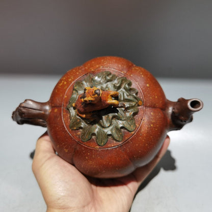 China Yixing Zisha Clay Handmade Exquisite Kung Fu Tea Set Teapot 品名：呦呦鹿鸣 底款：蒋燕庭