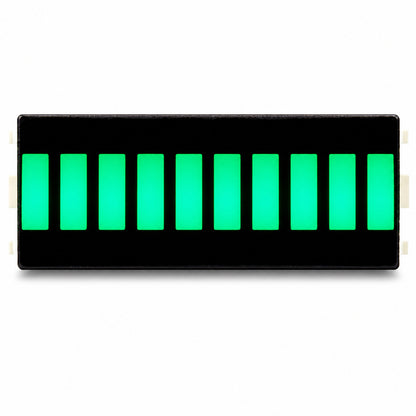 10-Segment Green LED Bar Graph Display, Dual In-Line 0.1" Pin Spacing