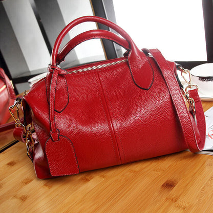 Ladies Handbag Genuine Leather Hobo Satchels Tote Crossbody Shoulder Bag Purse