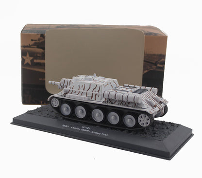 WWII SU-122 RKKA UKRAINE USSR-JANUARY 1943 1/43 DIECAST MODEL TANK