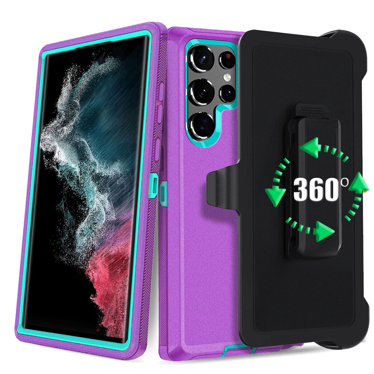 For Samsung Galaxy S22 Ultra Plus 5G Case Shockproof Clip Holster Phone Cover