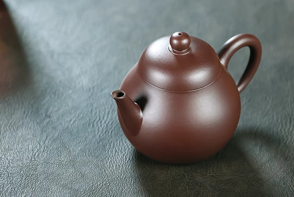 220cc chinese Yixing Handmade Zisha Purple clay Teapot GaoPear Hu Tea Pot
