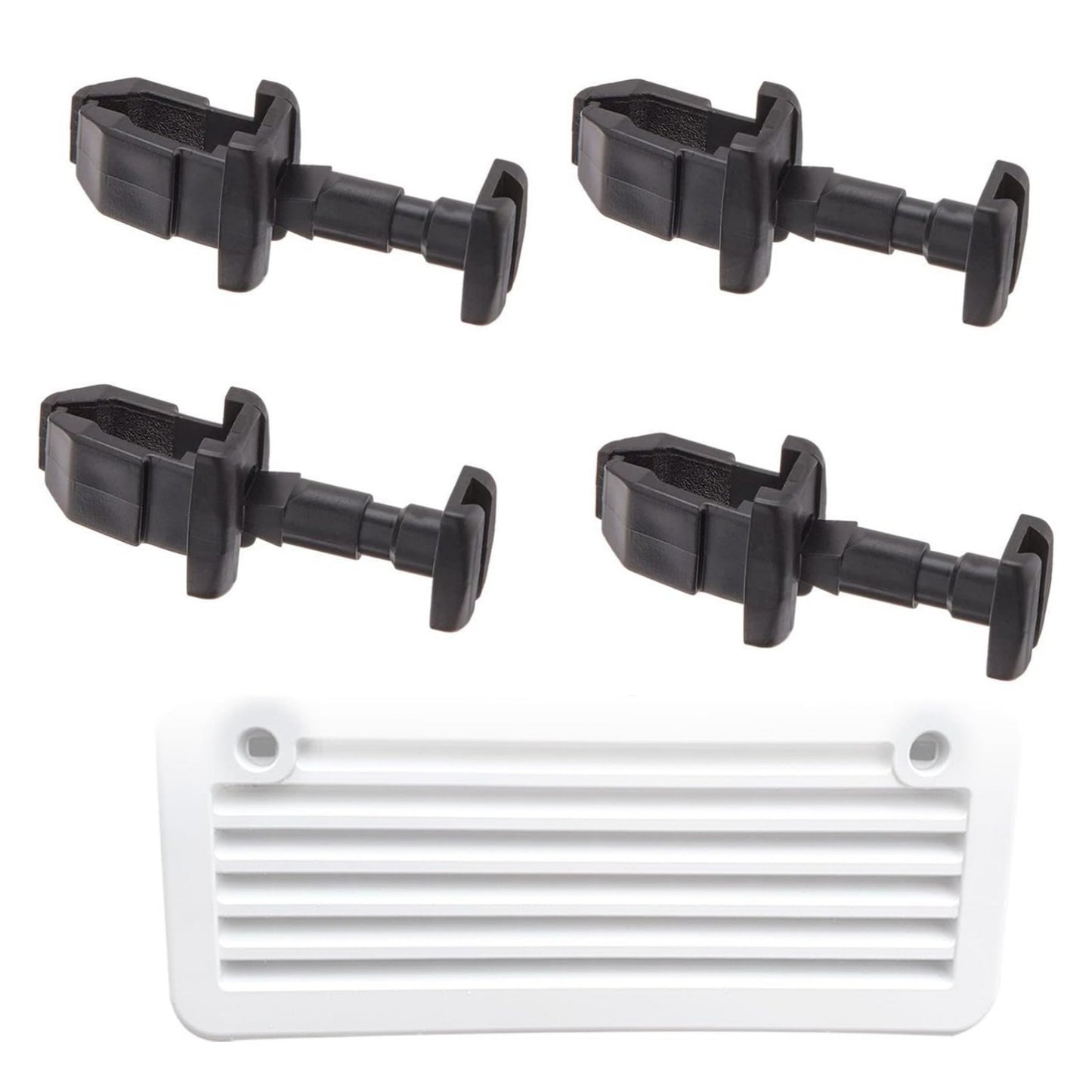 4 Pack Clips 617772 RV Refrigerator Vent For Norcold 1/2 Inch Service Door