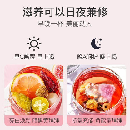 Morning C Evening A Tea Prickly Pear Lemon Mulberry Black Goji Berry Rosewater