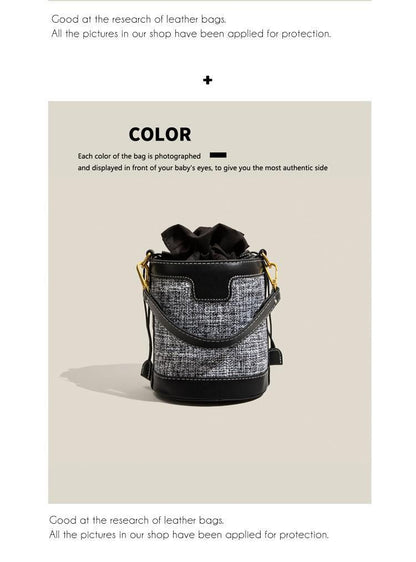 England Bag Women Blogger Bucket Autumn Winter Messenger Shoulder Bag