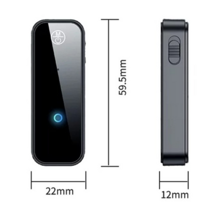 Receptor de audio inalámbrico auxiliar para coche Bluetooth adaptador transmisor