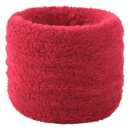 Unisex Winter Warm Plush Ring Scarf Faux Rabbit Fur Headband Collar Bandana