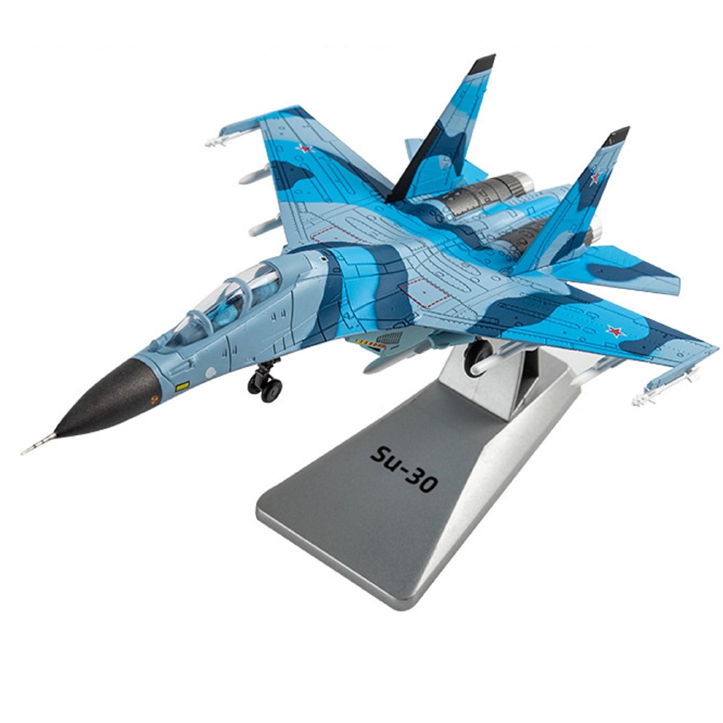1/100 Scale Russian Air Force SU-30MKK Fighter Plane Aircraft Model Display