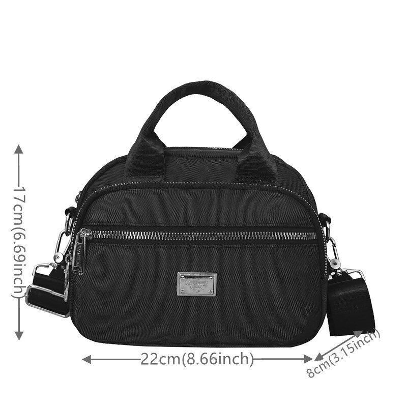 Oxford Shoulder Shell Bag Crossbody Bag Small Handbag High Quality Oxford Zipper