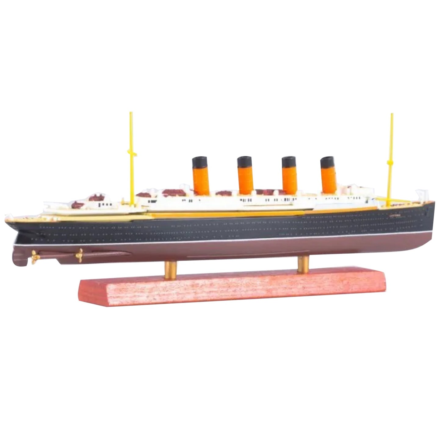 Alloy 1/1250 Scale RMS Lusitania Cruise Ship Model Boat Toy Gift Collection