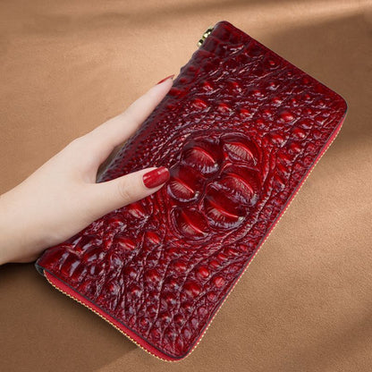 Genuine Leather Wallet Pattern Purse Large Clutch Bag 2*20*10CM Polyester Travel