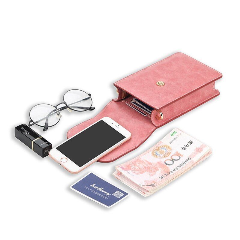 Synthetic Leather Crossbody Bags Large Handbag Purse Multifunction Shoulder Bag