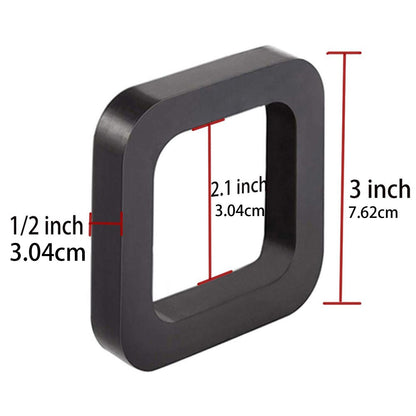 3PCS Universal 2 Inch Hitch Receiver Silencer Pad for Adjustable Ball Mounts