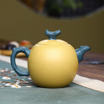 280ml Yixing Purple Clay Pot Handmade Plum Blossom Teapot Kung Fu Tea Set