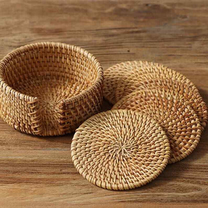 Straw Tea Mat|Coffee |Coaster|Teacup Mat|Cup Pad