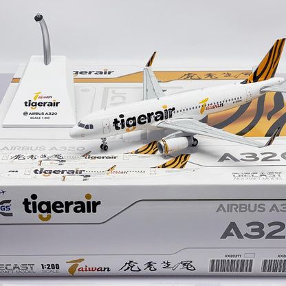1:200 JC Wings Tigerair Airbus A320 Passenger Airplane Diecast Model