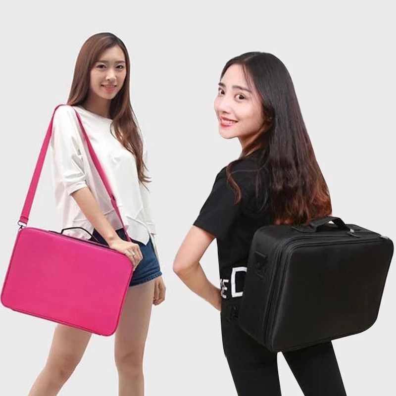 Storage Makeup Organizer Large Cosmetic Bag Makeup Cases Brushes 14*42*28 CM 1PC