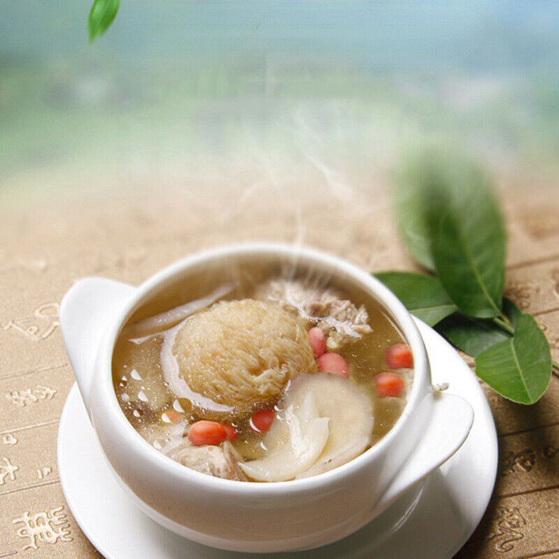 2 Pcs Organic Hericium Erinaceus Dried Herbal for Cooking Health Care Wholesome