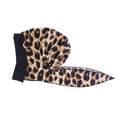 Ladies Long Tail Chemo Cap Turban Hat Headscarf Braid Hat Fashion Pirate Cap