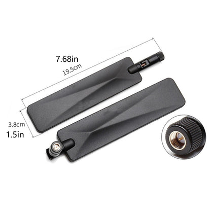 2pcs 4G LTE 12dBi External SMA Male Antenna for Wireless Router Cellular A