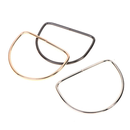 D Metal Bag Handle Handbag Strap Purse Hardware Replacement Handmade AccessoriN8