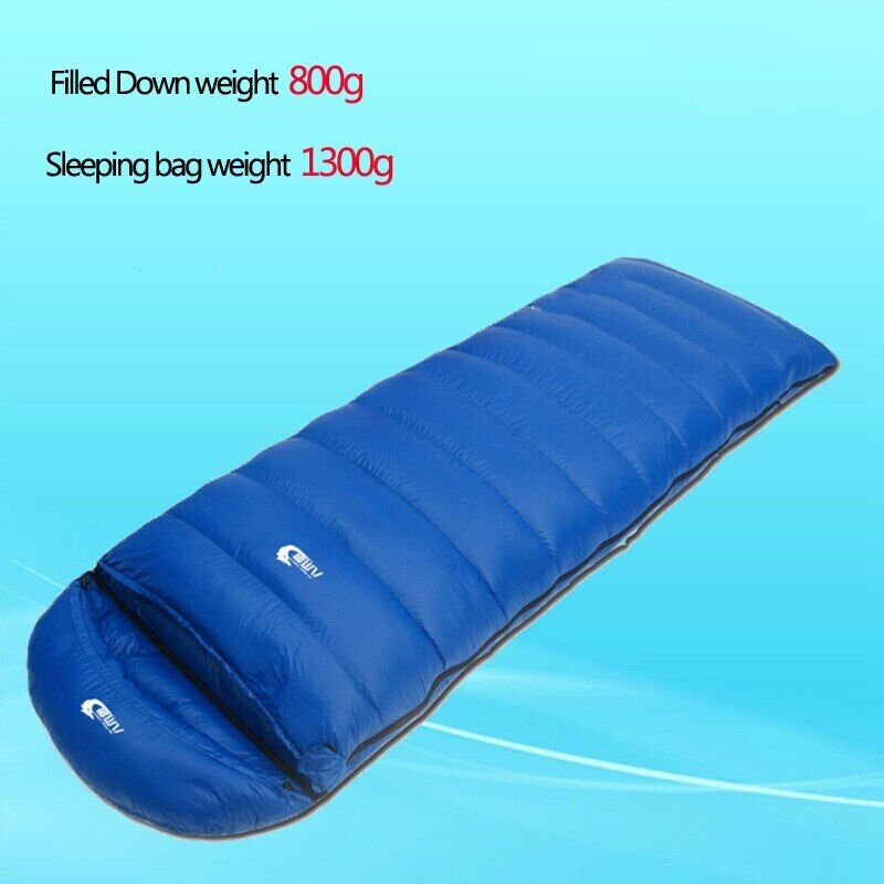 White Duck Down Outdoor Camping Sleeping Bag Winter Keep Warm Thickness