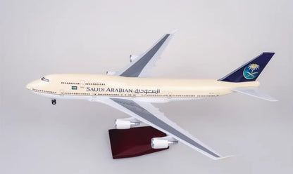 47CM 1:150 SAUDI ARABIAN BOEING 747-400 Airplane Landing Gears Resin Model