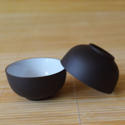 2Pcs Chinese Kungfu Tea Cup Marked Yixing Zisha Tea Set Cup Mini Cup 25Ml