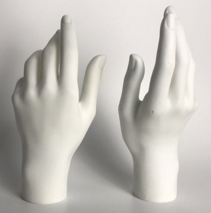Hand Mannequin Female Arm Display Base Gloves Jewelry Models 21cm Plastic 1 Pair