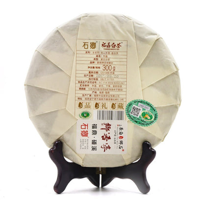 Bai Cha Tea Leaf Cake 300g Shuanghe Organic White Tea Old