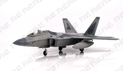 F-22 Raptor 27FS fighting eagle 1/100 diecast stealth Aircraft plane Model