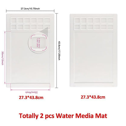 Craft Mat Non-Stick Silicone Media Acrylic Painting Watercolor Ink Blending Tool