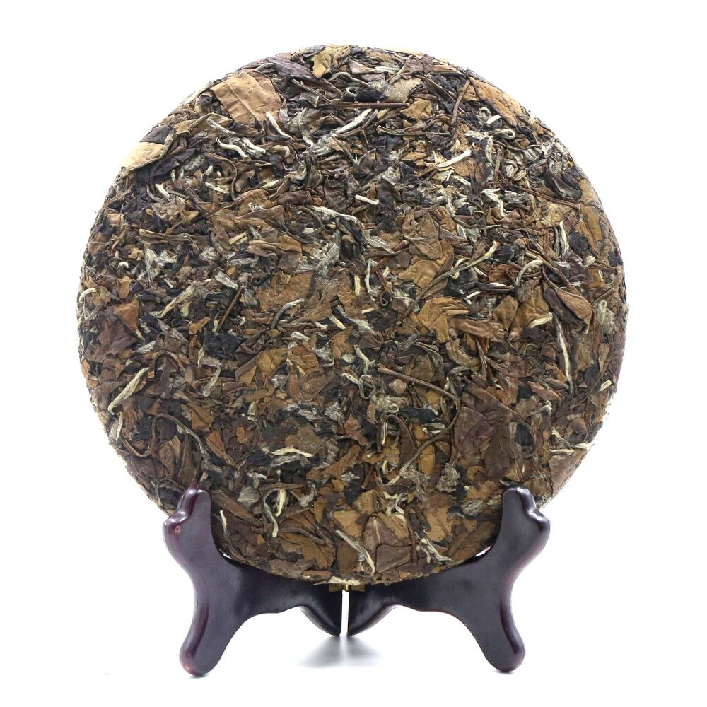 Bai Cha Tea Leaf Cake 300g Shuanghe Organic White Tea Old