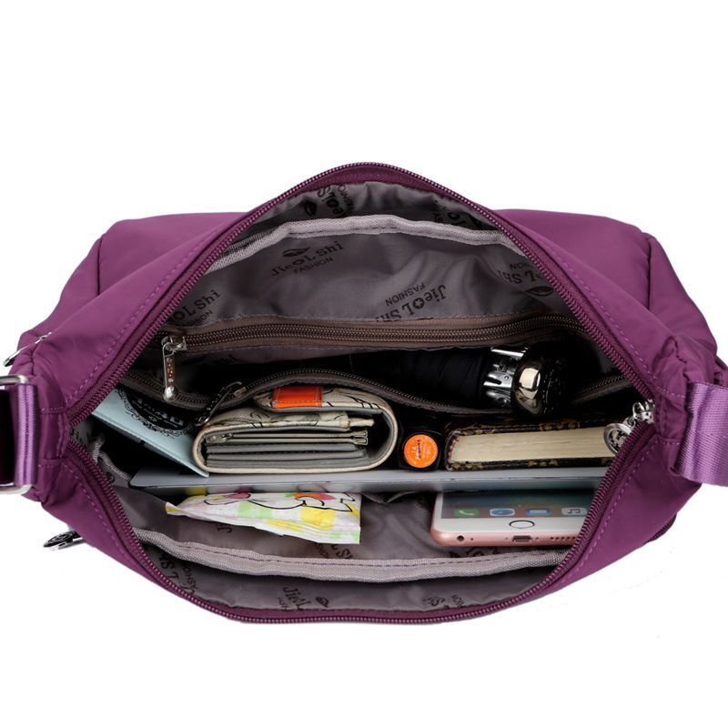 Messenger Bag Waterproof Nylon Shoulder Bags Travel Crossbody Purse 26*9*22 CM