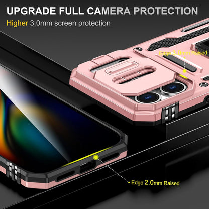 Phone Case Compatible with Iphone 17 Pro Max Case with Slide Camera Lens Cover &
