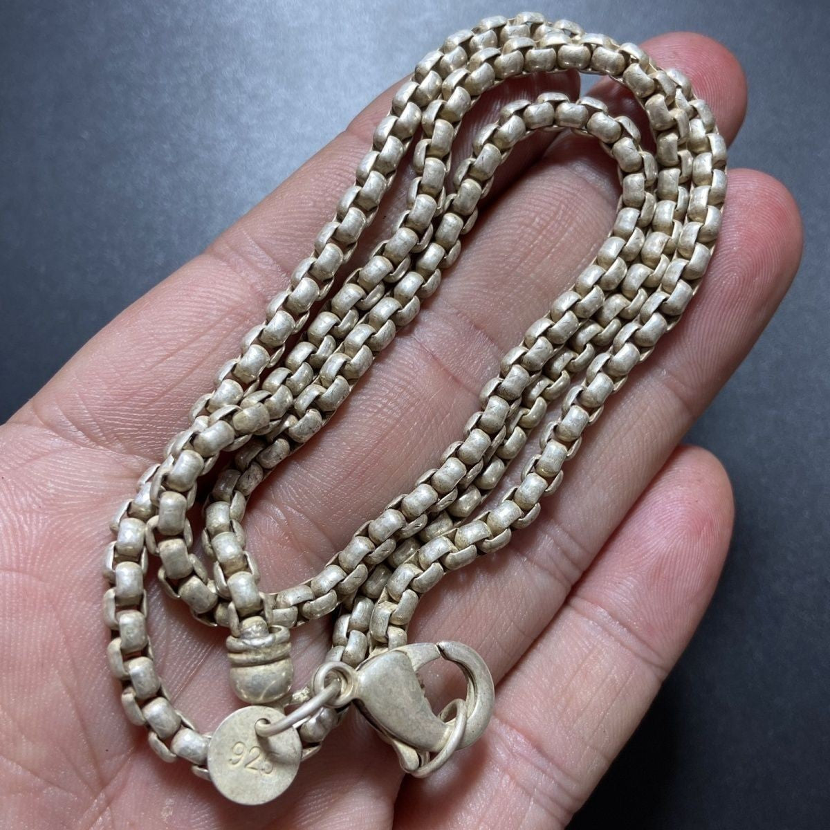 Miao Ethnic Handmade Silver Chain Necklace | Traditional Ethnic Jewelry