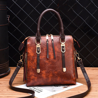Womens Ladies PU Leather Vintage Backpack Handbag Shoulder Crossbody Bag Tote