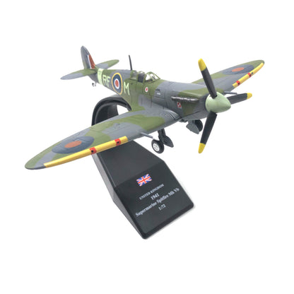 1:72 Scale 15.5cm WWII British Spitfire Fighter Airplane Diecast Alloy Model Toy