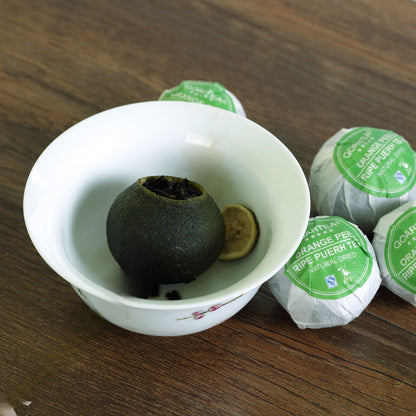 HELLOYOUNG 100g/3.52oz Nonpareil Supreme Orange Peel Chenpi Citru Puer Ripe Tea