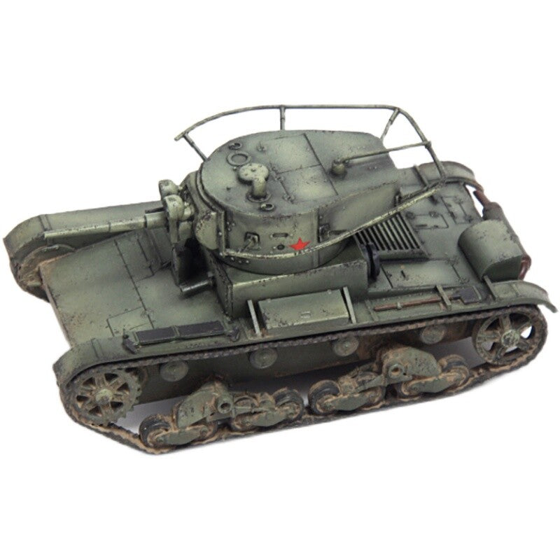 1/72 Soviet T-26 T26 Light Tank Model 1933 Antenna Edition