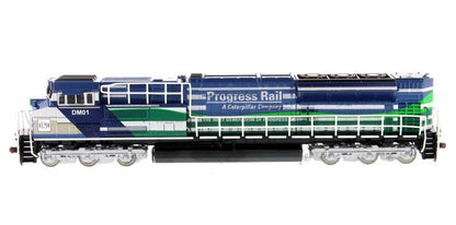 1:87 DM EMD SD70ACe-T4 Locomotive Progress Rail Train Diecast Model Collection