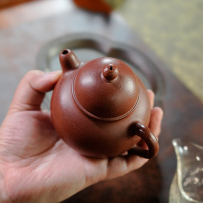 Full Handmade Tea Pot Chinese Traditional Craft Yixing Zisha Jiangpo Clay Pots