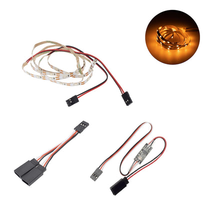 5-8V RC Fixed Wing Airplane Flying Wing Plane Remote Control LED Light Strip,