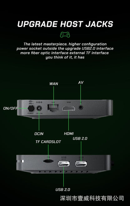 G36 PRO game console TV set-top box 4K dual system wireless home game console